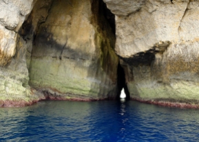 The water around Gozo's Azure Window is the most beautiful blue.
